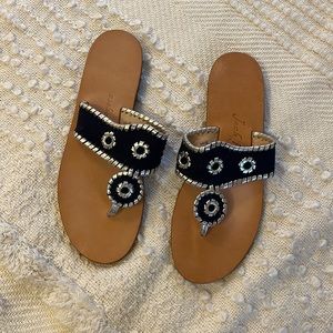 Navy Blue Jack Rodgers Sandal